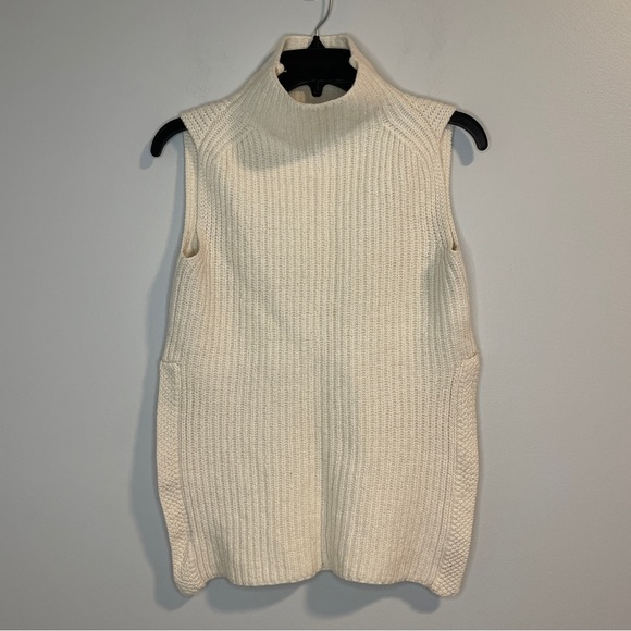 Wilfred Aritzia Sleeveless Sweater Cream XXS - Picture 1 of 5